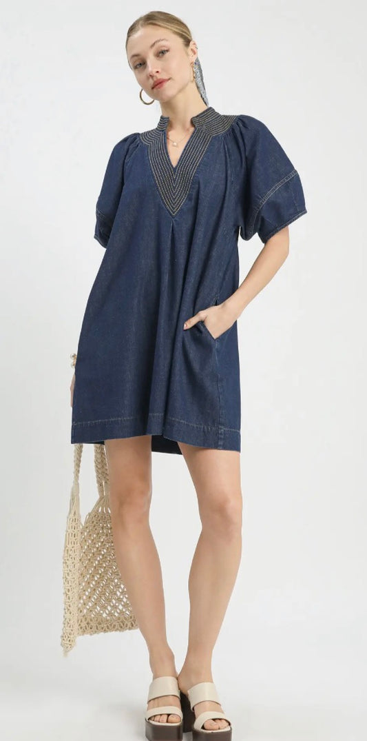 Denim Mini Dress