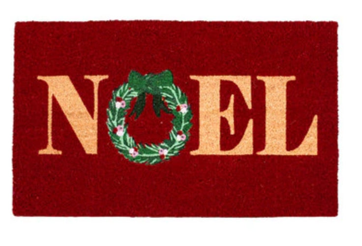 Noel Wreath Doormat