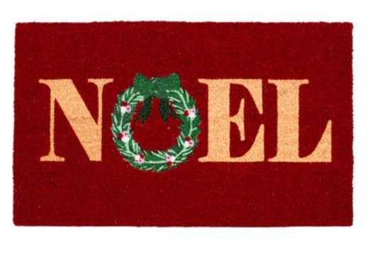 Noel Wreath Doormat