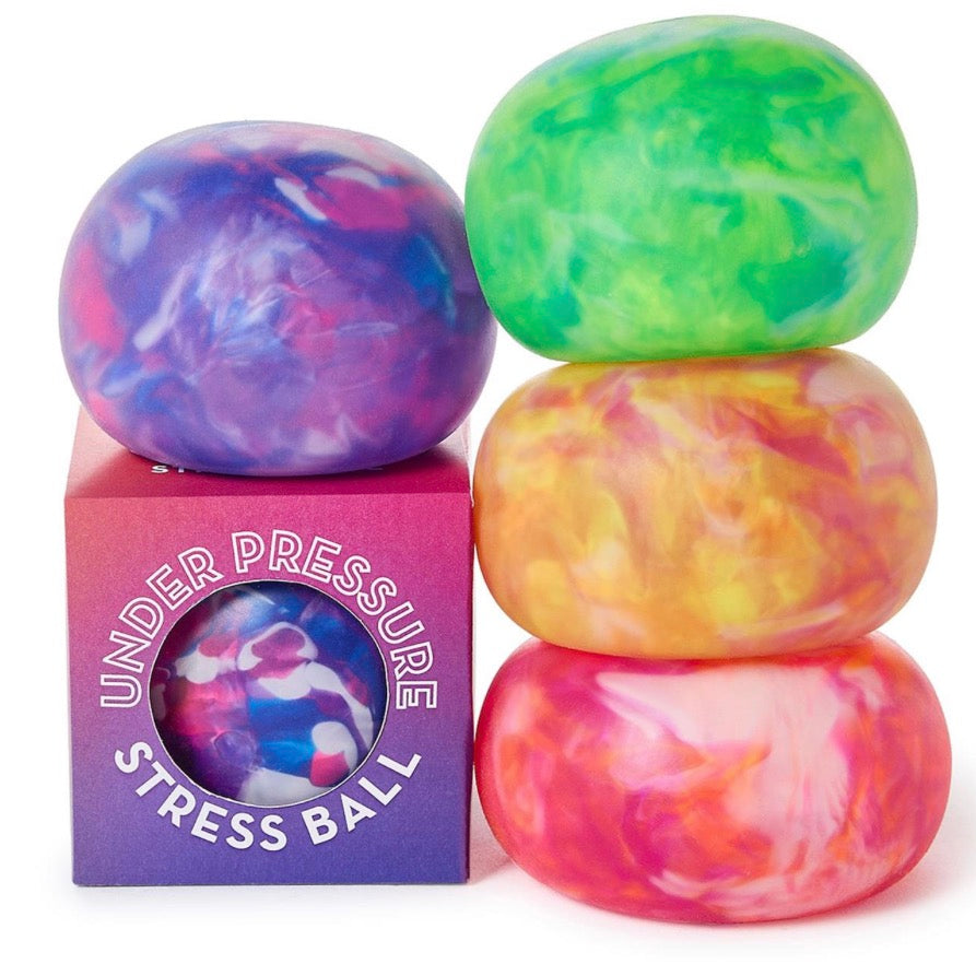 Under Pressure Marbled Stress Ball in Gift Box