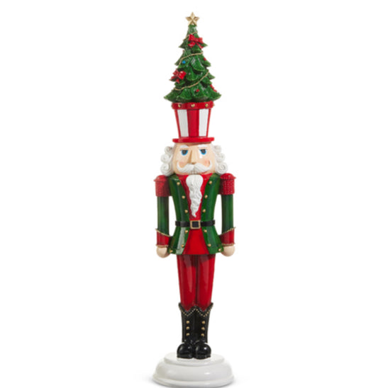 23.5" Nutcracker with Tree