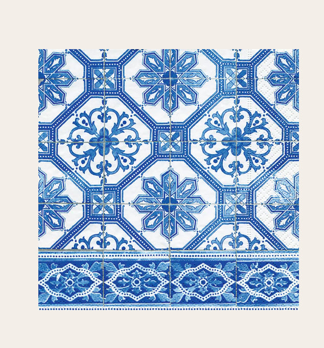 Moroccan Tiles Cocktail Napkin