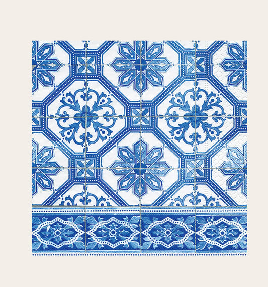 Moroccan Tiles Cocktail Napkin