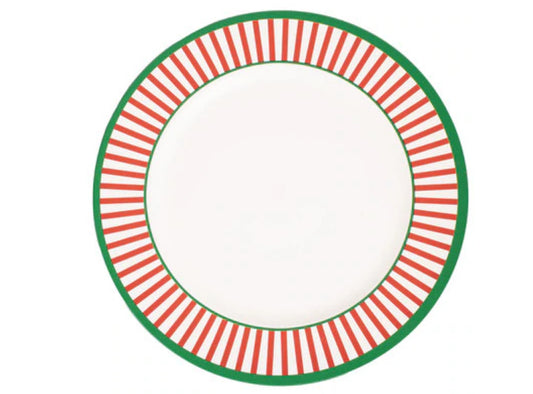 Christmas Stripe Charger