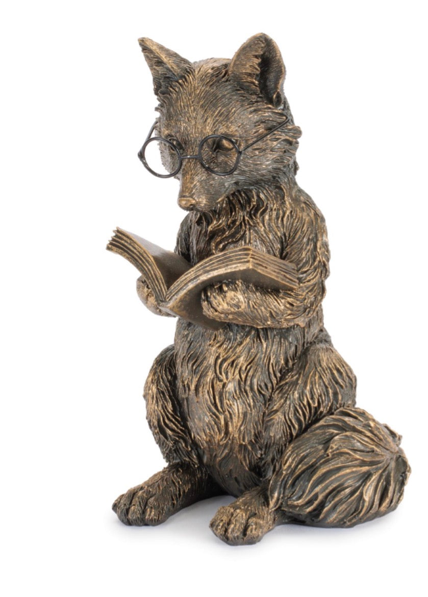 FOX READING 6.5”H RESIN