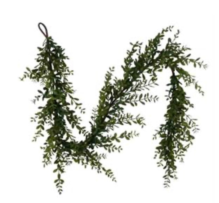 6'L WILD BOXWOOD GARLAND GREEN