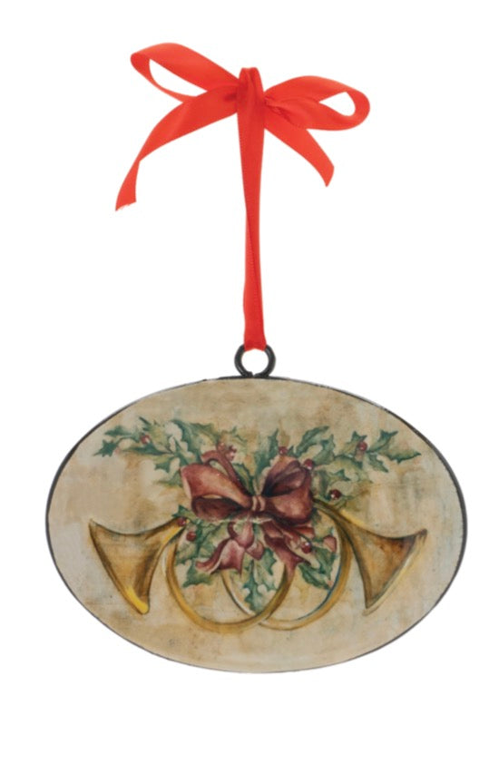 FRENCH HORN DISC ORNAMENT