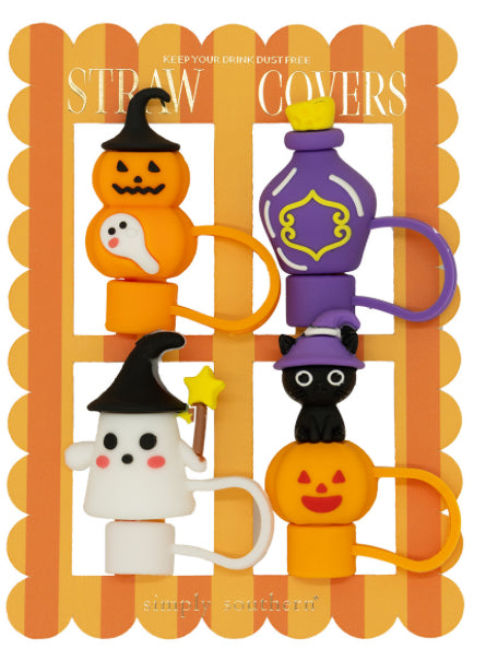 Halloween Straw Covers