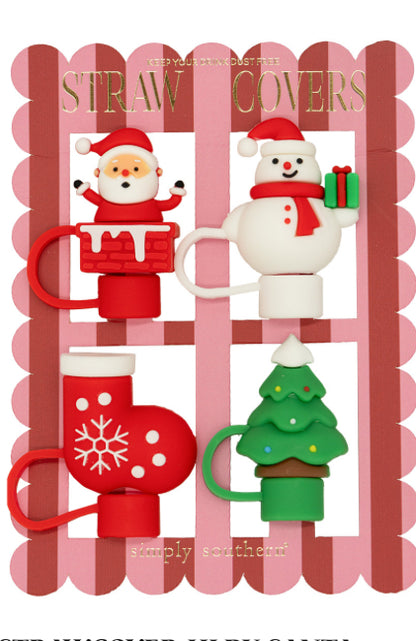 Christmas Straw Covers