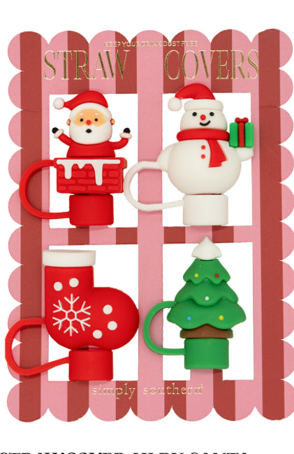 Christmas Straw Covers