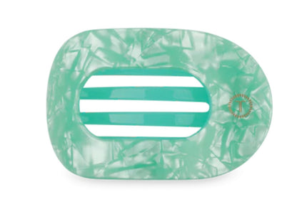 Teleties flat round hair clip