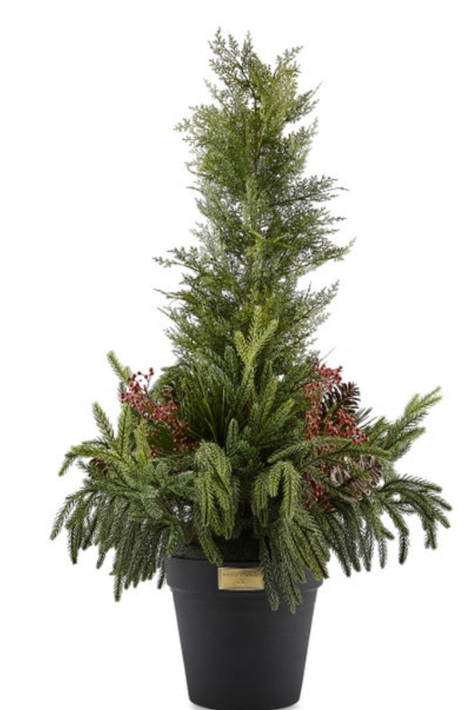 Holiday Cedar Tree Urn Filler