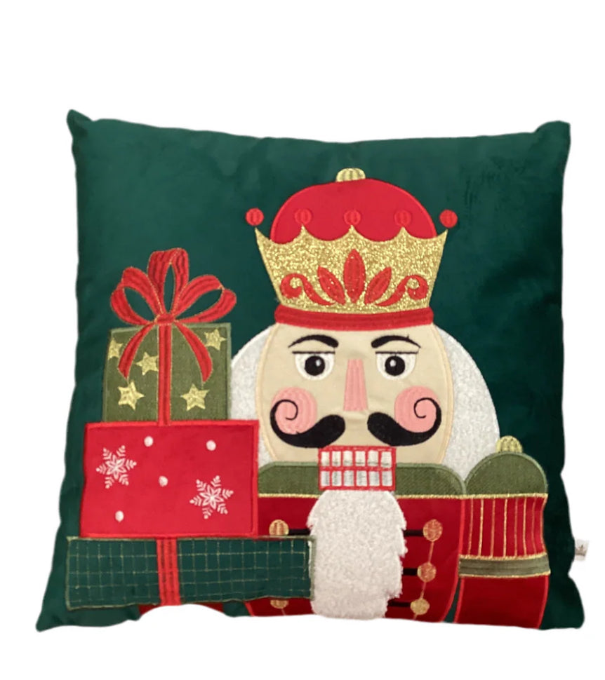 Nutcracker presents pillow