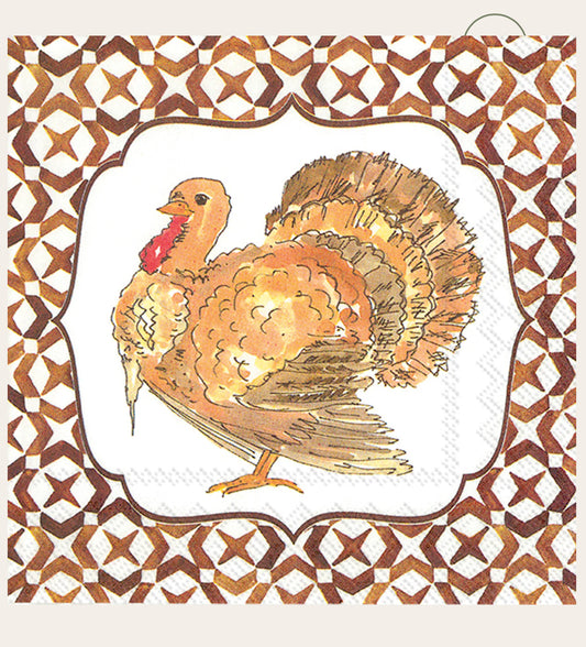 RB Turkey Cocktail Napkin