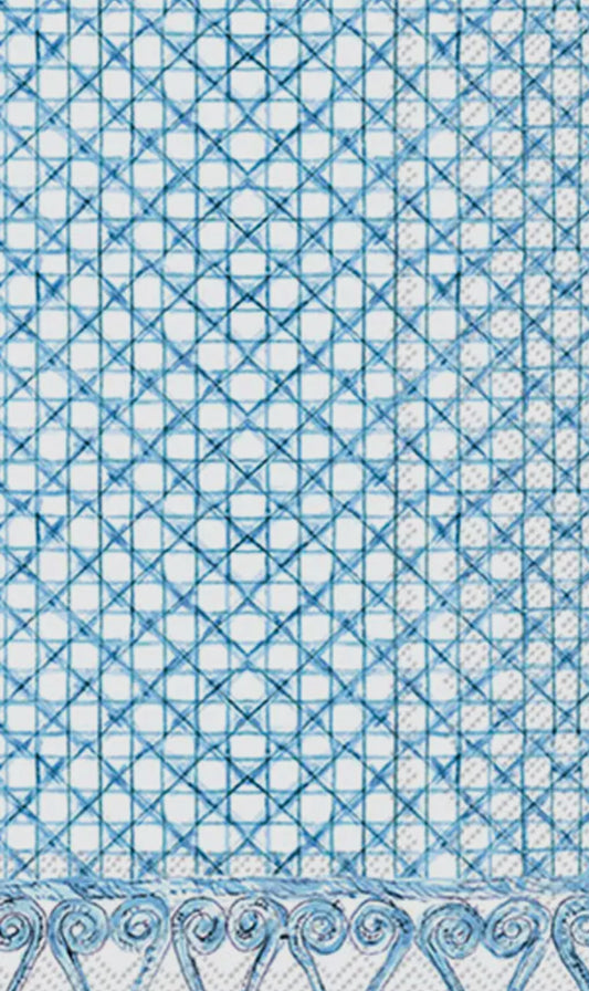 Paper Guest Towels 16 Ct Botanical Cane Blue
Rosanne Beck