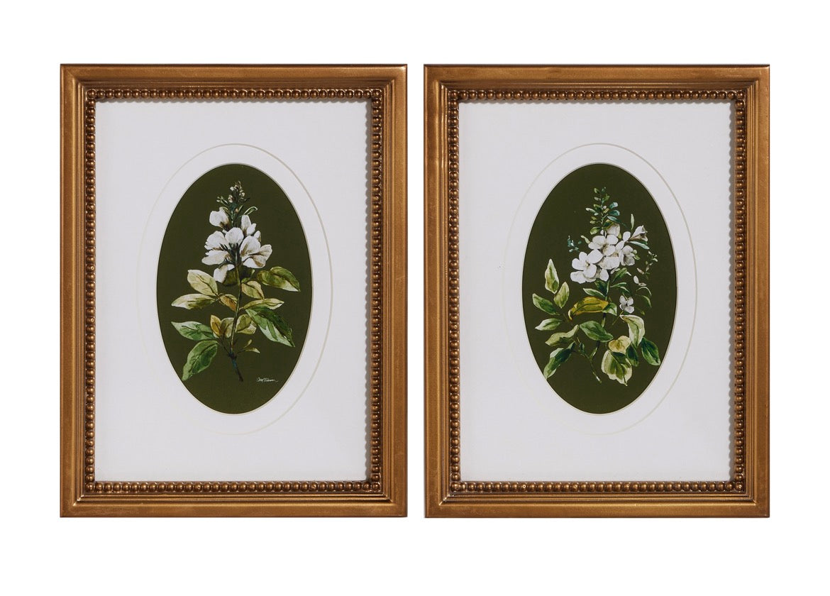12" Elegance In Bloom Framed Wall Art