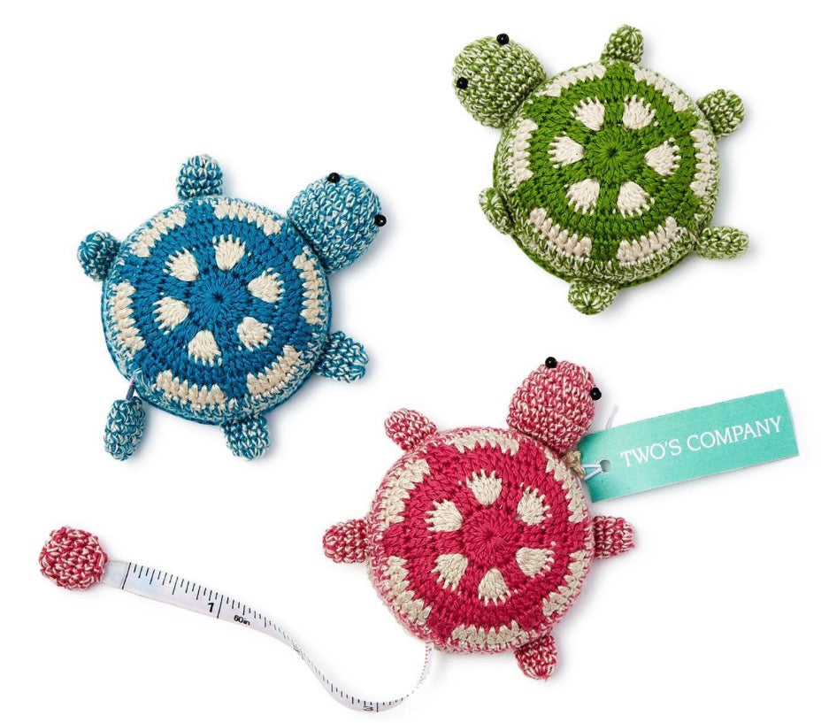 Turtle Hand-Crocheted Measuring Tape