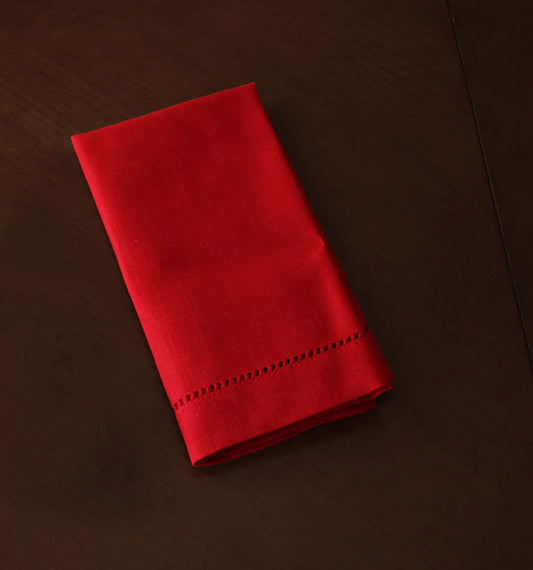 LINEN Classics Napkins Set of 4 (Red)