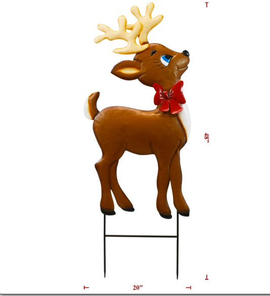 Christmas Metal Reindeer