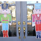14x36" Handpainted Door Décor, Nutcracker with Glitter