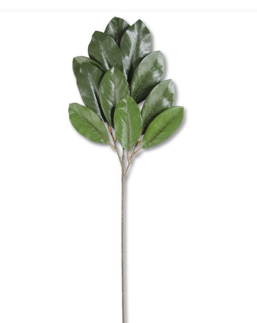 33 Inch Green Magnolia Spray
