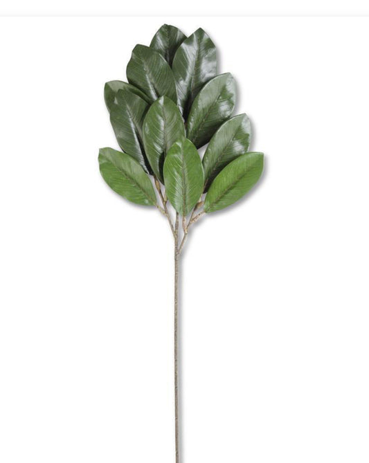 33 Inch Green Magnolia Spray