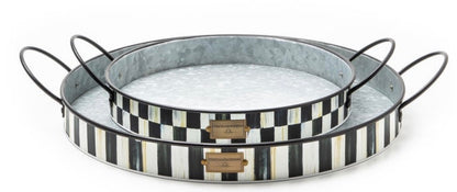 Spectator Galvanized Serving Trays