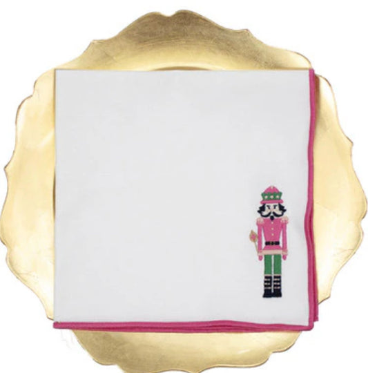 Nutcracker Embroidered Napkins