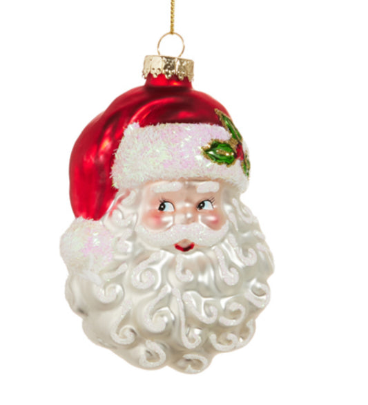 4" Santa Head Ornament
