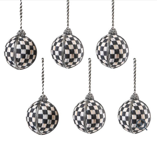 Courtly Check Medium Ball Ornaments
