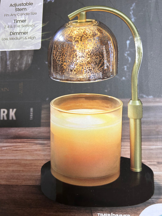 Mercury Glass Candle Warmer Lamp