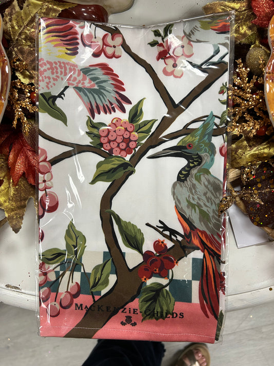 Birdsong Dish Towel-MacKenzie Childs