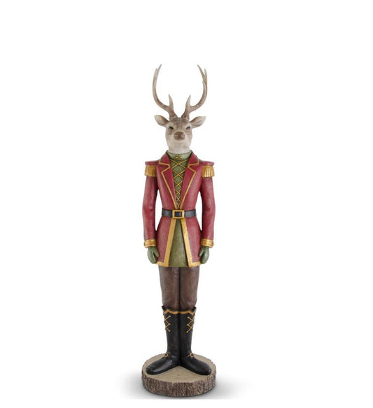 52.25 INCH DEER SOLDIER STATUE
