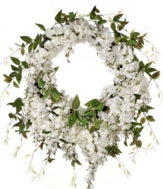 Wisteria wreath