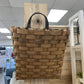 Hanging wood chip basket