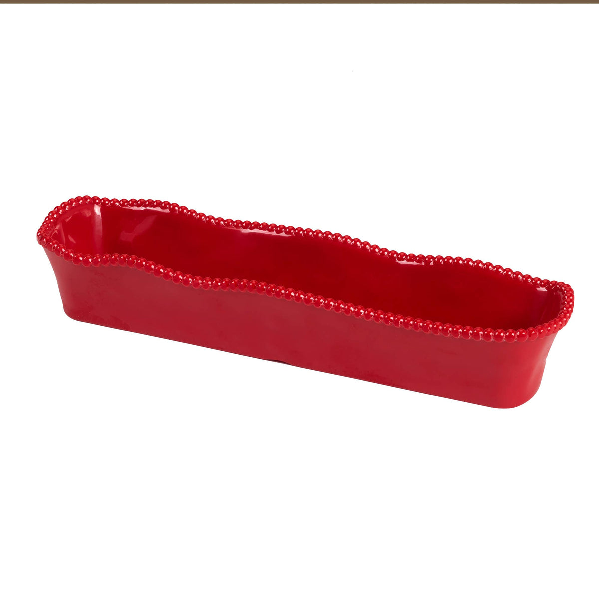 Perlette Red HW Melamine Cracker Tray