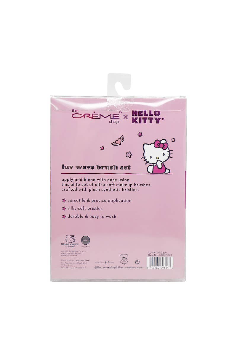 TCS HKBS9324 Hello Kitty Luv Wave Brush Set - 6 pcs