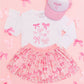 Coquette Bow Doodle Long Sleeve Shirt - White - Kids Bows