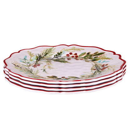 Christmas Gatherings Melamine Dinner Plate 11in
