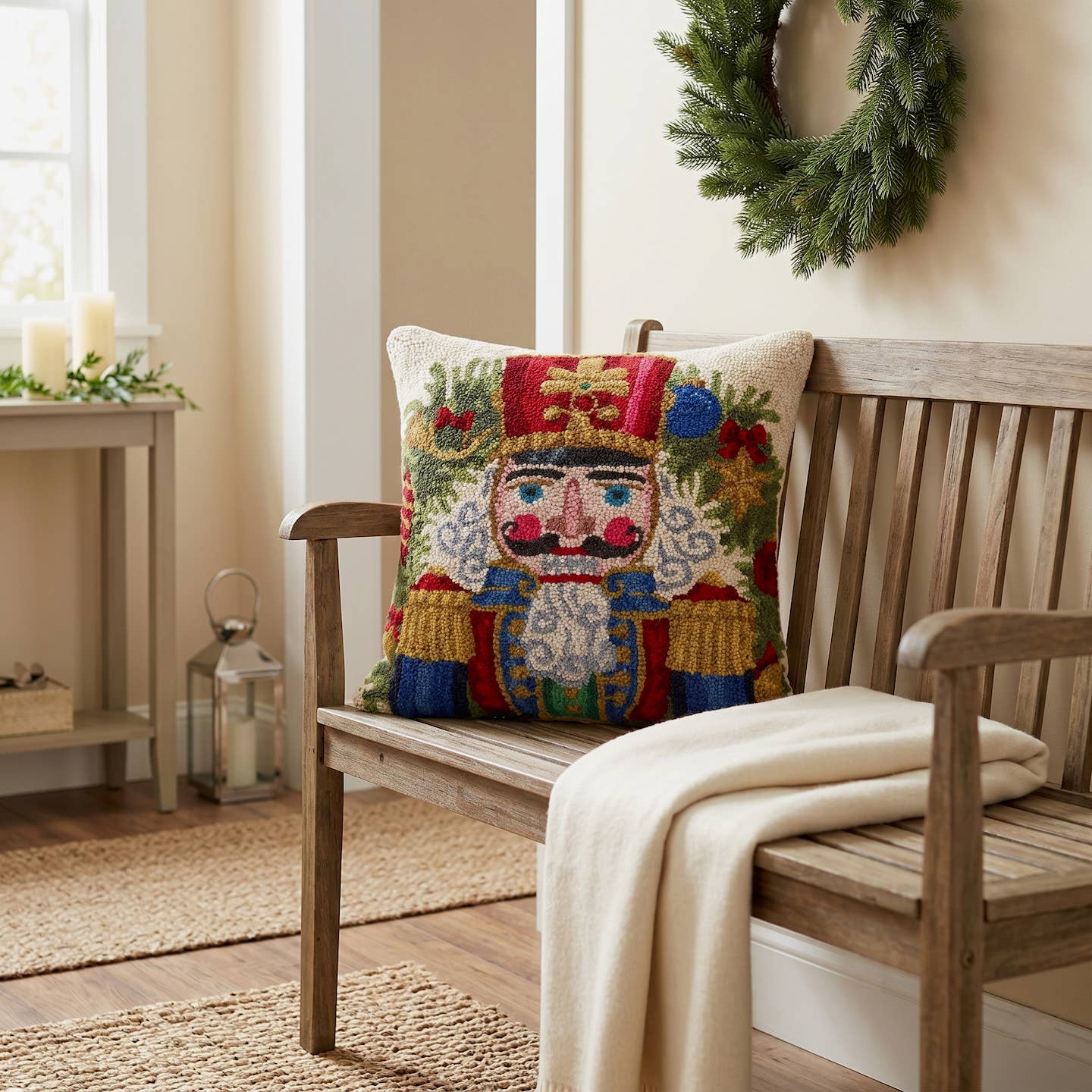 NUTCRACKER HOOK PILLOW