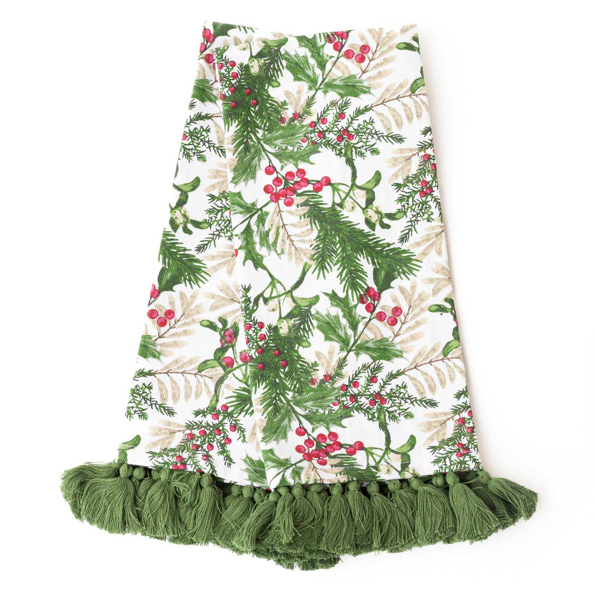 Woodland Berry Tasseled Kitchen Towel Set