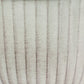 Carlotta Metal Planter - 14.75 in - White Glaze -