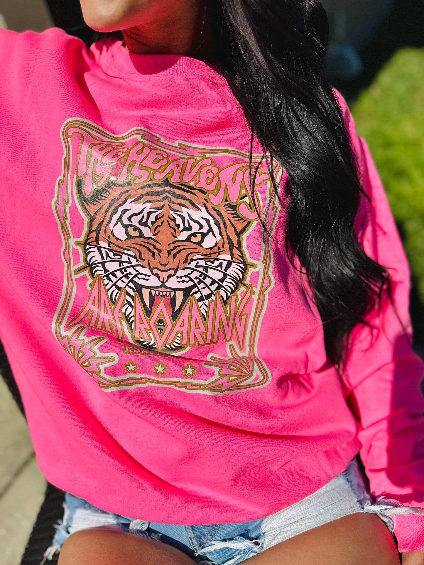 The Heavens Are Roaring Tiger Sweatshirt