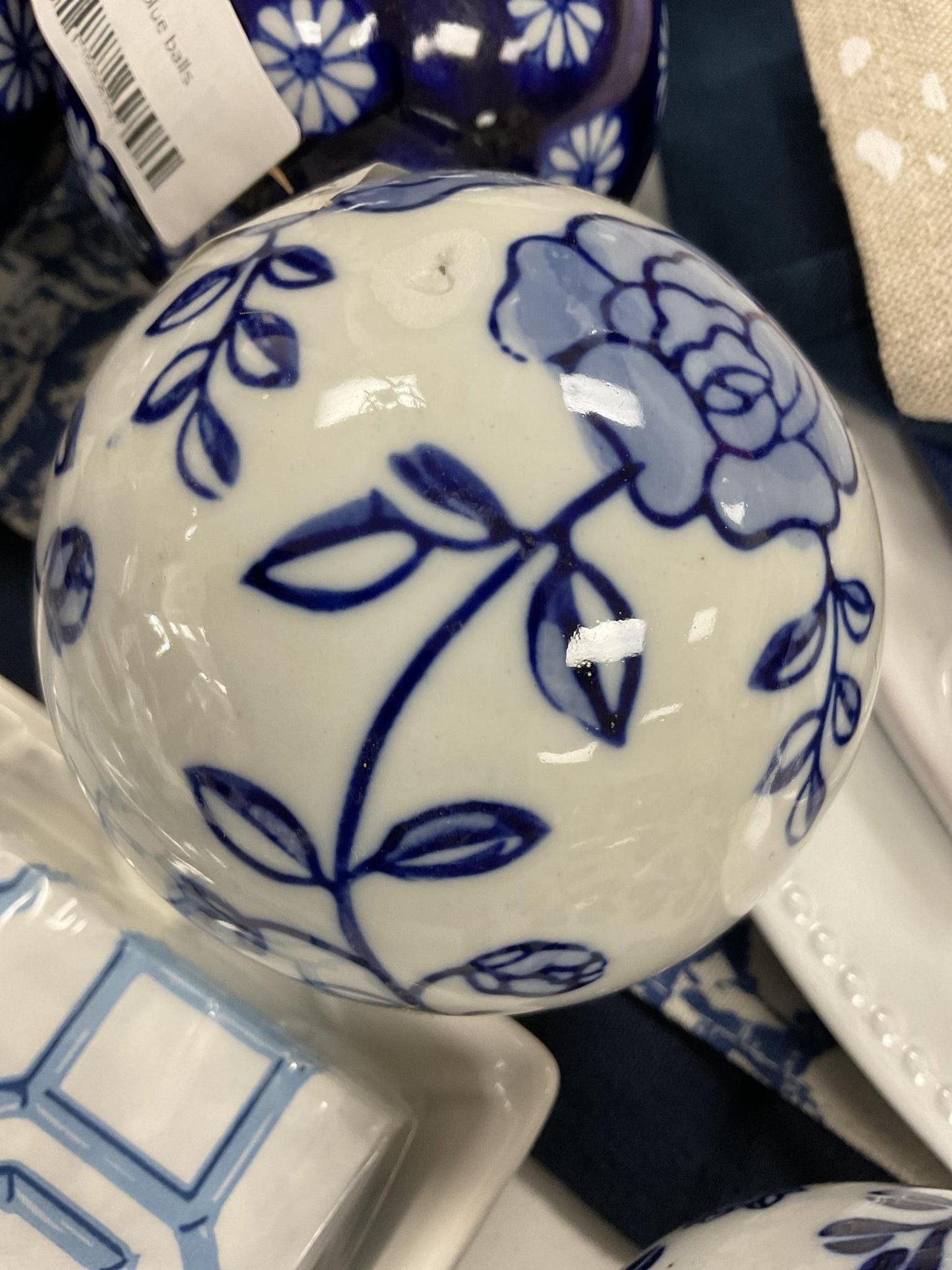 Ceramic blue balls