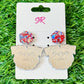 Silver Mirror Acrylic Bulldog “Champ” Dangle