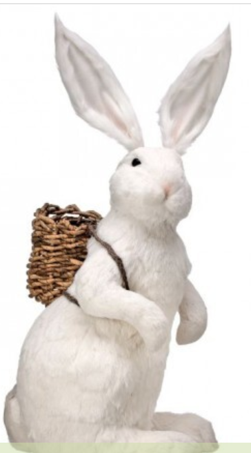 Display Easter Bunny W Backpack 35.5"