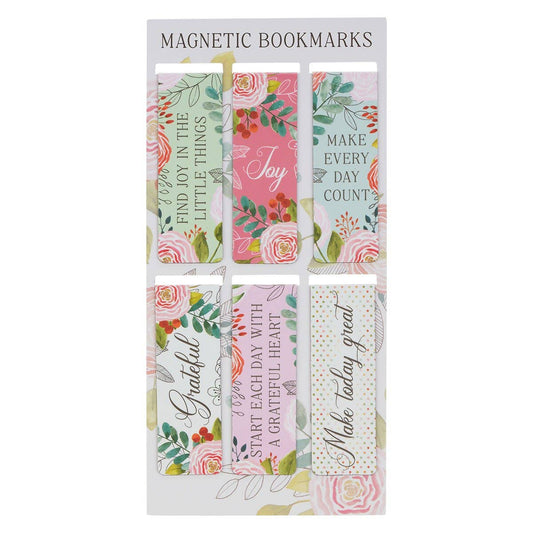 Magnetic Bookmark Set Find Joy In The Little Things