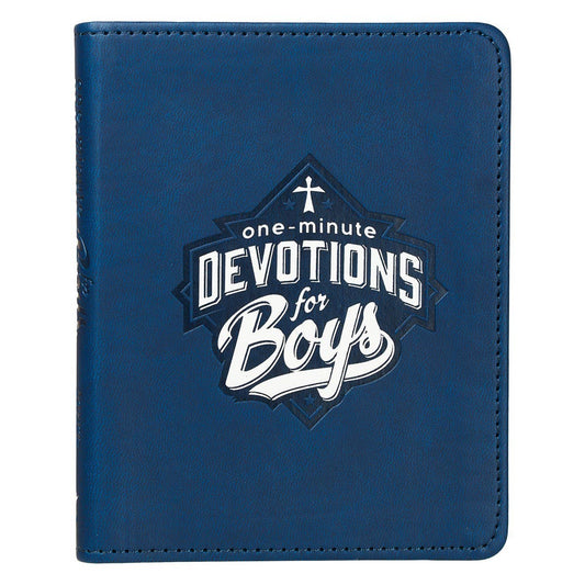 One-Minute Devotions for Boys Faux Leather