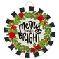 Merry & Bright Wreath Door Hanger