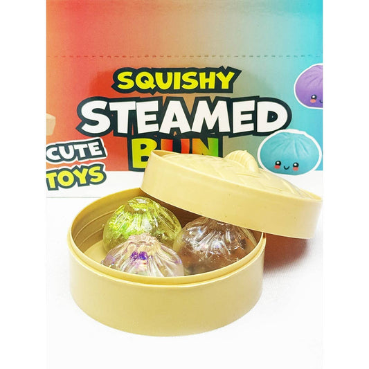 Mystery Mini Trio Dumpling Squishy with Steamer